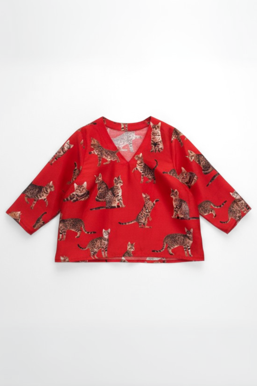 Blúzka Katarina Vadasz – lifestyle vizuál